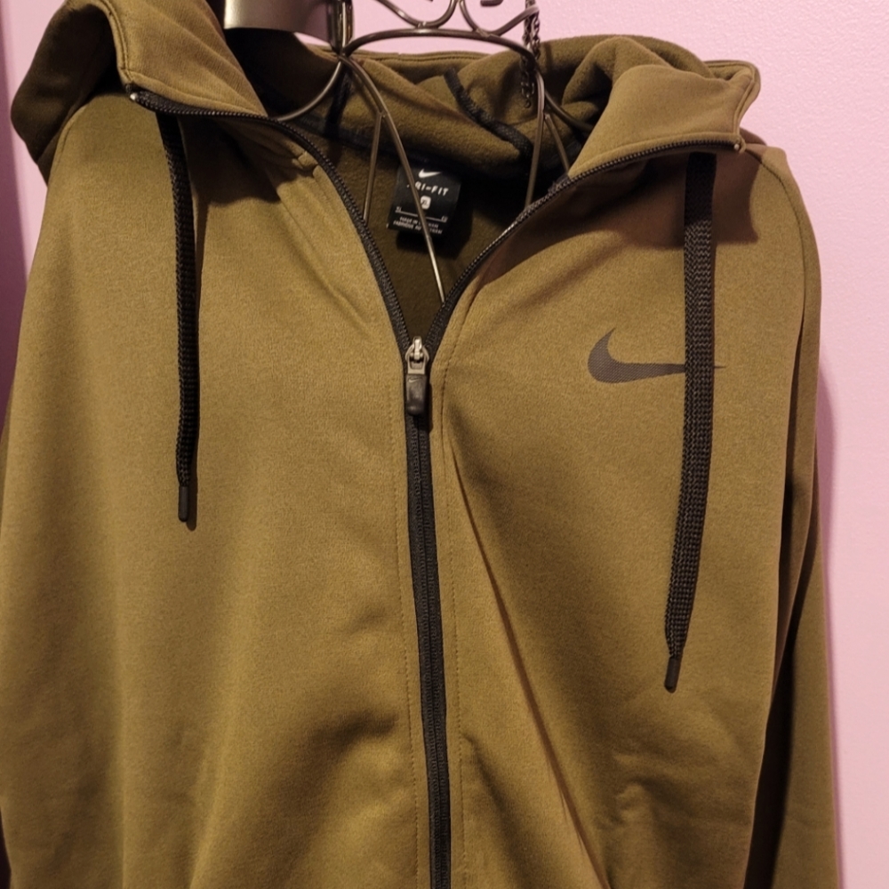 Olive Nike Dri-Fit jacket